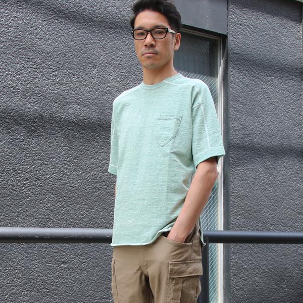 【RE PRICE/価格改定】吊編天竺 C/Nスプリットスリーブ 胸ポケ付 Tee【MADE IN TOKYO】『東京製』 / Upscape Audience | Audience | 07