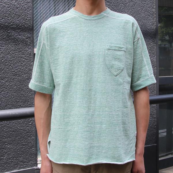 【RE PRICE/価格改定】吊編天竺 C/Nスプリットスリーブ 胸ポケ付 Tee【MADE IN TOKYO】『東京製』 / Upscape Audience | Audience | 03