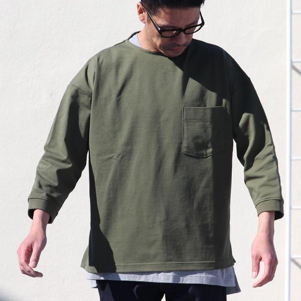 オーディエンス Audience サイドスリット七分袖Tシャツ MVS天竺　VORTEX 8オンス　日本製 | Audience | 11