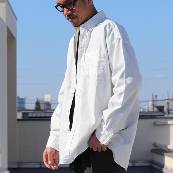 オーディエンス Upscape Audiene ボタンダウンシャツ 長袖シャツ オックスフォード地 ボクシーAラインシルエット 日本製 メンズ | Audience | 08