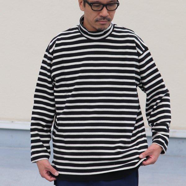 オーディエンス Audience モックネック長袖Tシャツ フレンチボーダーTシャツ バスク天竺 Basque 10オンス 日本製 |  | 13