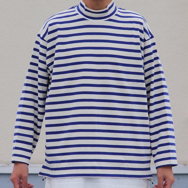 オーディエンス Audience モックネック長袖Tシャツ フレンチボーダーTシャツ バスク天竺 Basque 10オンス 日本製 |  | 17