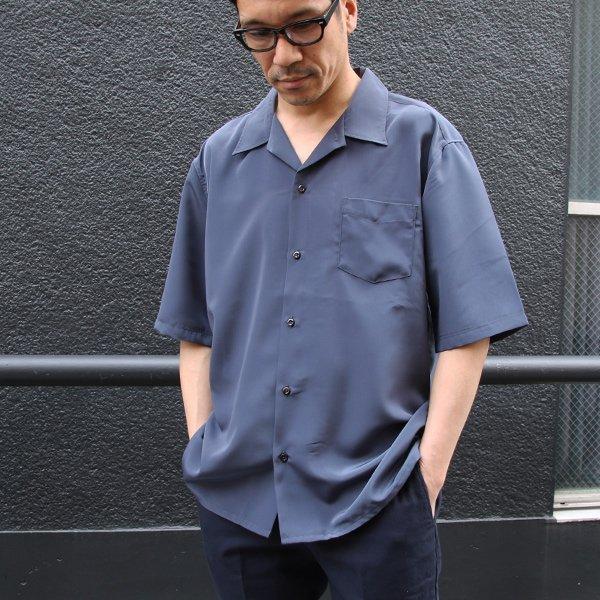 オーディエンス Upscape Audience オープンカラーシャツ ハーフスリーブ レーヨンライク ピーチファイユ 日本製 | Audience | 12