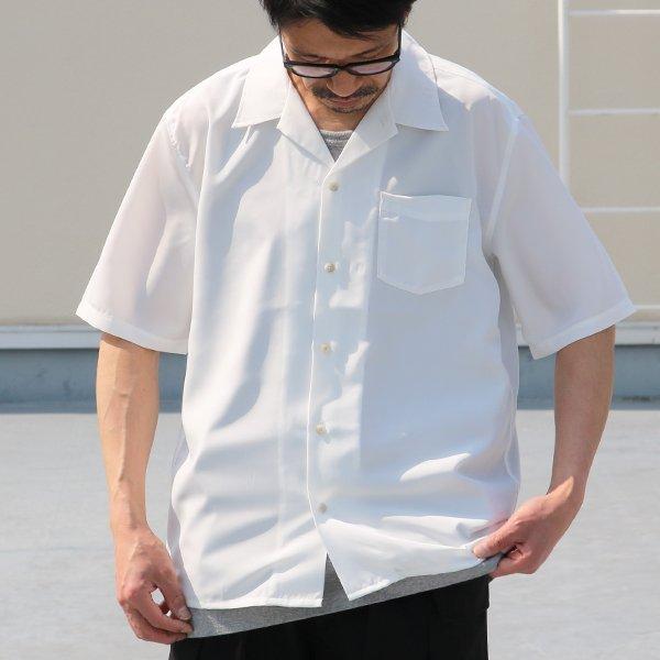 オーディエンス Upscape Audience オープンカラーシャツ ハーフスリーブ レーヨンライク ピーチファイユ 日本製 | Audience | 03