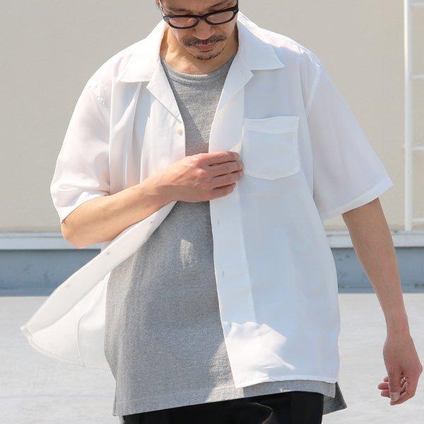 オーディエンス Upscape Audience オープンカラーシャツ ハーフスリーブ レーヨンライク ピーチファイユ 日本製 | Audience | 04