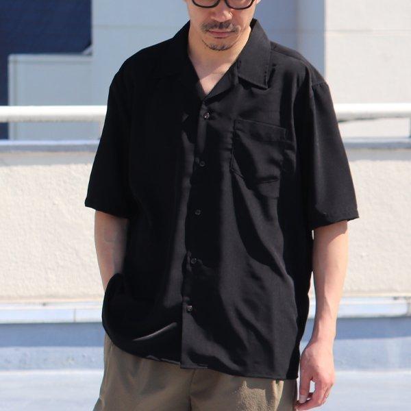 オーディエンス Upscape Audience オープンカラーシャツ ハーフスリーブ レーヨンライク ピーチファイユ 日本製 | Audience | 08