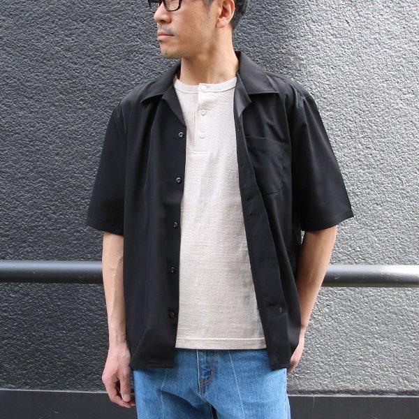 オーディエンス Upscape Audience オープンカラーシャツ ハーフスリーブ レーヨンライク ピーチファイユ 日本製 | Audience | 10