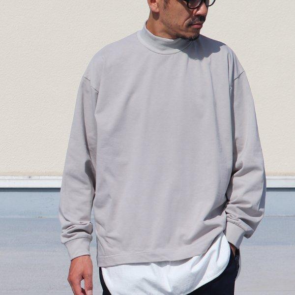 オーディエンス Audience モックネックバルーン長袖Tシャツ MVS天竺 VORTEX 8オンス 日本製 | Audience | 01