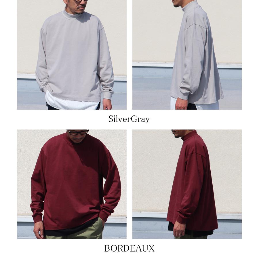 オーディエンス Audience モックネックバルーン長袖Tシャツ MVS天竺 VORTEX 8オンス 日本製 | Audience | 20