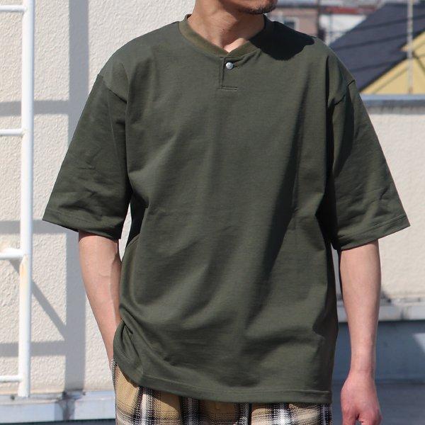 VORTEX8オンス（MVS天竺）コンチョボタンヘンリー ハーフスリーブ テーパードTシャツ【MADE IN JAPAN】『日本製』/ Upscape Audience [AUD6405] | Audience | 09