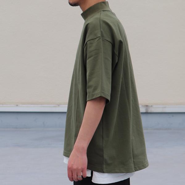 VORTEX 8オンス（MVS天竺）モックネック バルーン ハーフスリーブ Tシャツ【MADE IN JAPAN】『日本製』/ Upscape Audience [AUD6408] | Audience | 04