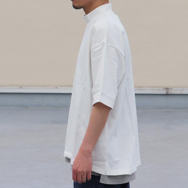 VORTEX 8オンス（MVS天竺）モックネック バルーン ハーフスリーブ Tシャツ【MADE IN JAPAN】『日本製』/ Upscape Audience [AUD6408] | Audience | 06