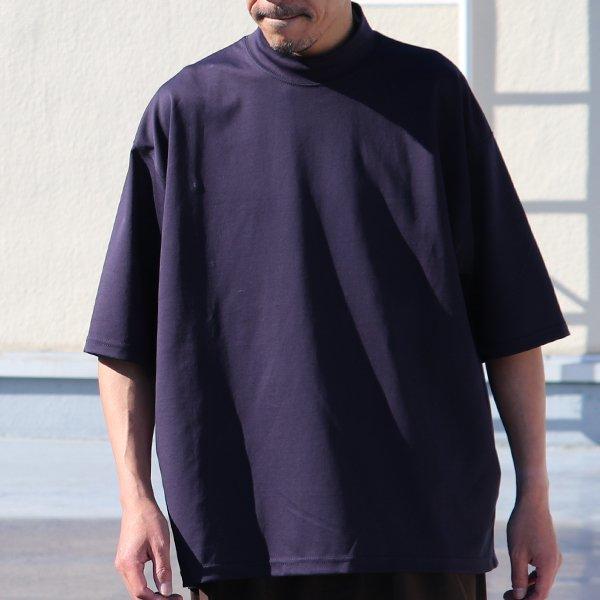 ハイゲージシャンブレー ダブルニット モックネック ハーフスリーブ リバーシブル Tシャツ【MADE IN JAPAN】『日本製』/ Upscape Audience [AUD6419] | Audience | 11