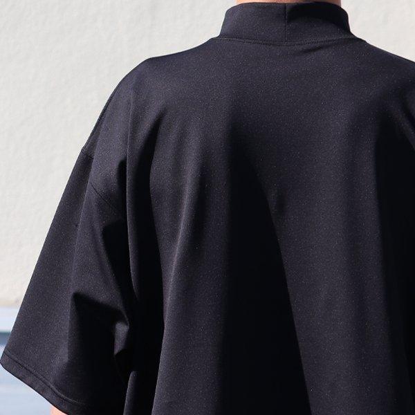 ハイゲージシャンブレー ダブルニット モックネック ハーフスリーブ リバーシブル Tシャツ【MADE IN JAPAN】『日本製』/ Upscape Audience [AUD6419] | Audience | 17
