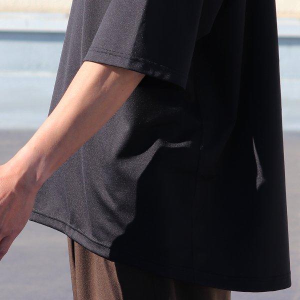 ハイゲージシャンブレー ダブルニット モックネック ハーフスリーブ リバーシブル Tシャツ【MADE IN JAPAN】『日本製』/ Upscape Audience [AUD6419] | Audience | 18