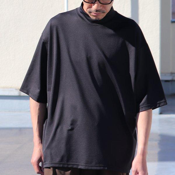 ハイゲージシャンブレー ダブルニット モックネック ハーフスリーブ リバーシブル Tシャツ【MADE IN JAPAN】『日本製』/ Upscape Audience [AUD6419] | Audience | 06