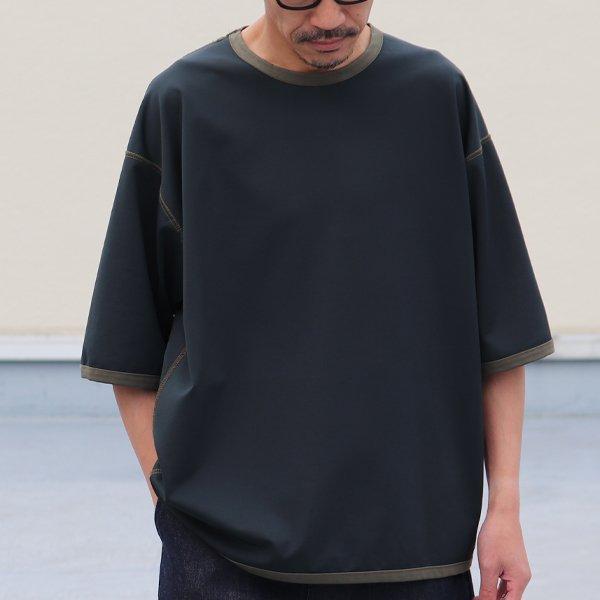 ハイゲージシャンブレー ダブルニット クルー ネック ハーフスリーブ リバーシブル Tシャツ【MADE IN JAPAN】『日本製』/ Upscape Audience [AUD6420] | Audience | 10