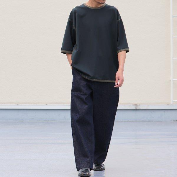 ハイゲージシャンブレー ダブルニット クルー ネック ハーフスリーブ リバーシブル Tシャツ【MADE IN JAPAN】『日本製』/ Upscape Audience [AUD6420] | Audience | 13