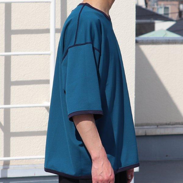 ハイゲージシャンブレー ダブルニット クルー ネック ハーフスリーブ リバーシブル Tシャツ【MADE IN JAPAN】『日本製』/ Upscape Audience [AUD6420] | Audience | 05