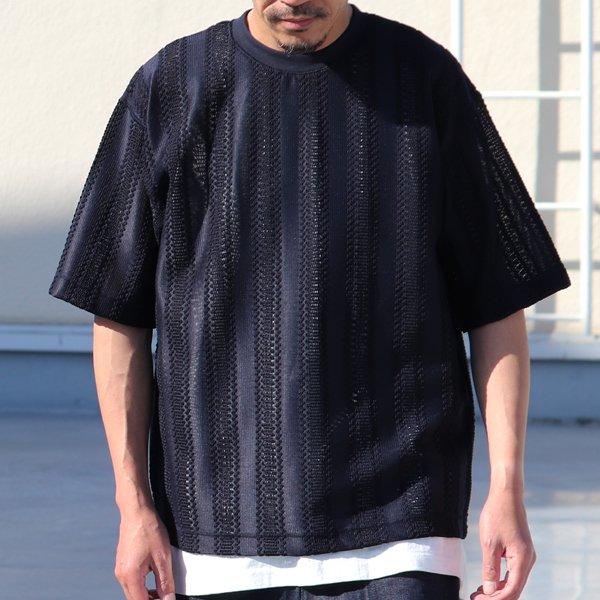 テック ラッセル レース ハーフスリーブ Tシャツ【MADE IN JAPAN】『日本製』/ Upscape Audience [AUD6423] | Audience | 12
