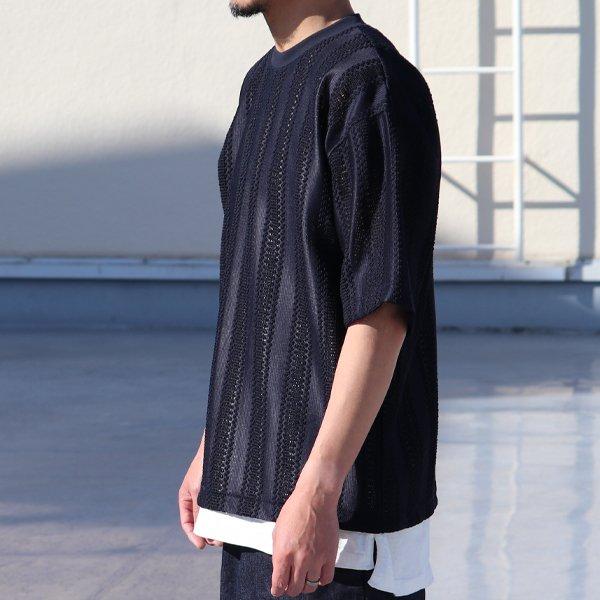 テック ラッセル レース ハーフスリーブ Tシャツ【MADE IN JAPAN】『日本製』/ Upscape Audience [AUD6423] | Audience | 13