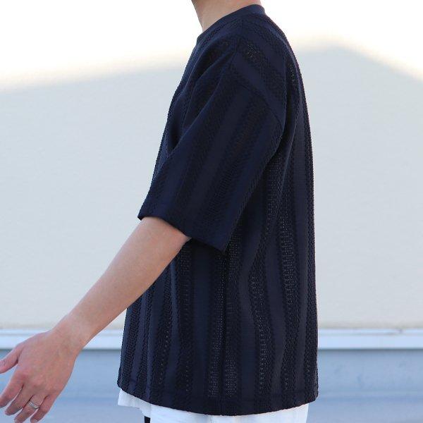 テック ラッセル レース ハーフスリーブ Tシャツ【MADE IN JAPAN】『日本製』/ Upscape Audience [AUD6423] | Audience | 16