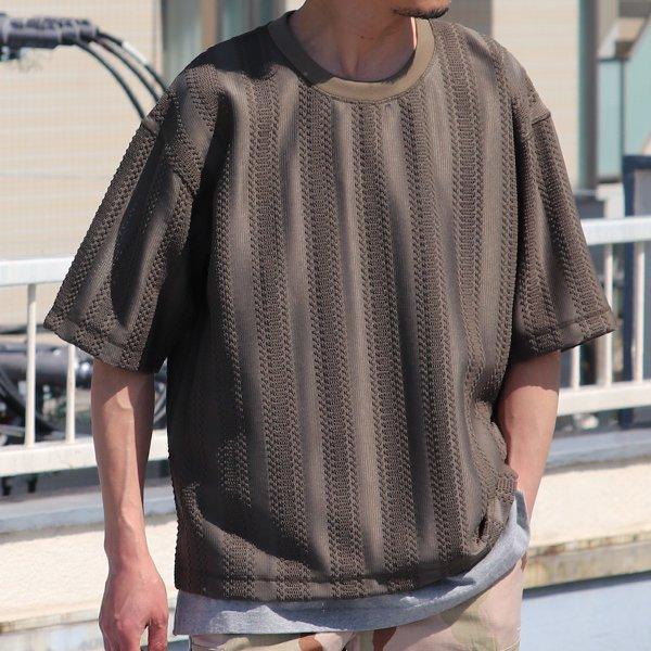 テック ラッセル レース ハーフスリーブ Tシャツ【MADE IN JAPAN】『日本製』/ Upscape Audience [AUD6423] | Audience | 02