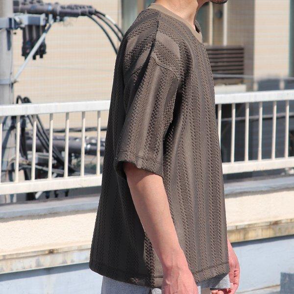 テック ラッセル レース ハーフスリーブ Tシャツ【MADE IN JAPAN】『日本製』/ Upscape Audience [AUD6423] | Audience | 04