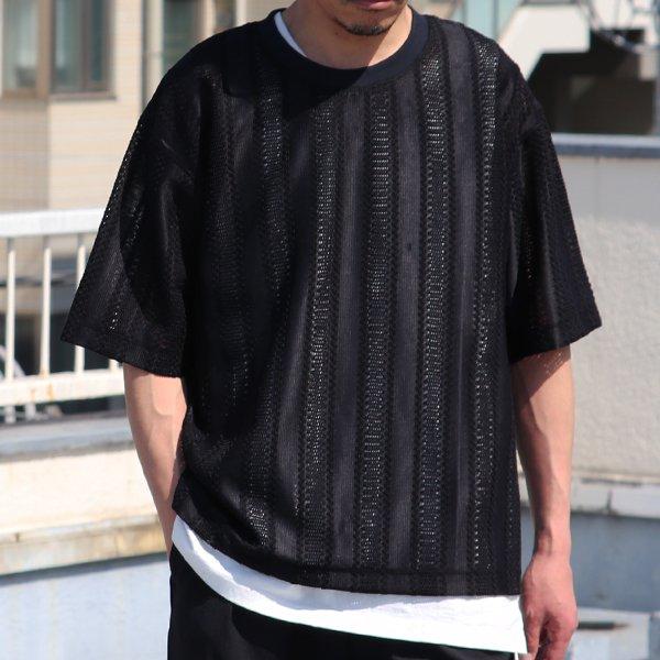 テック ラッセル レース ハーフスリーブ Tシャツ【MADE IN JAPAN】『日本製』/ Upscape Audience [AUD6423] | Audience | 06