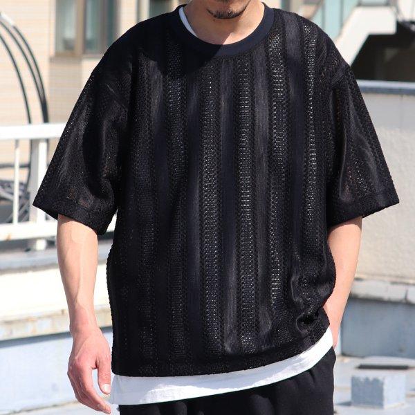 テック ラッセル レース ハーフスリーブ Tシャツ【MADE IN JAPAN】『日本製』/ Upscape Audience [AUD6423] | Audience | 07