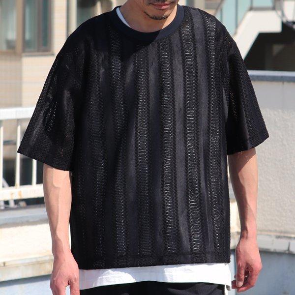 テック ラッセル レース ハーフスリーブ Tシャツ【MADE IN JAPAN】『日本製』/ Upscape Audience [AUD6423] | Audience | 08