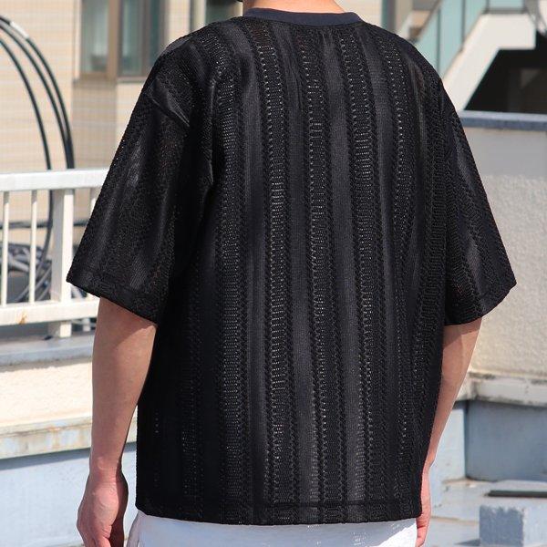 テック ラッセル レース ハーフスリーブ Tシャツ【MADE IN JAPAN】『日本製』/ Upscape Audience [AUD6423] | Audience | 09