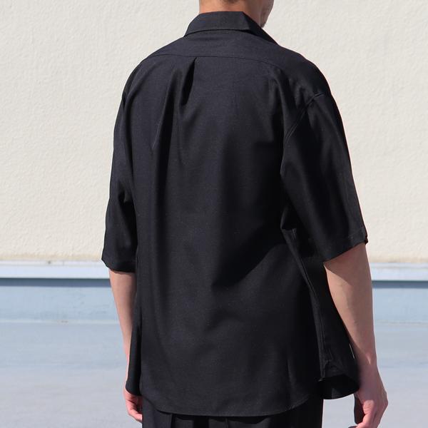 オーディエンス Upscape Audience レギュラーカラーシャツ ハーフスリーブ Reflax Linon リフラクス リノン 日本製 メンズ AUD6426 | Audience | 14