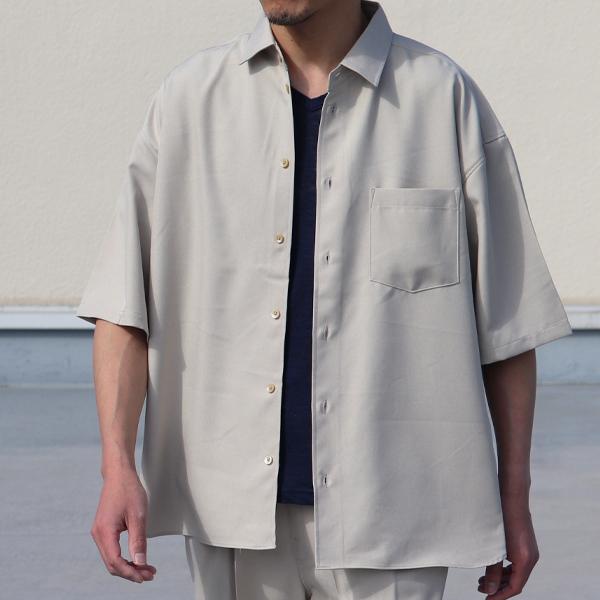 オーディエンス Upscape Audience レギュラーカラーシャツ ハーフスリーブ Reflax Linon リフラクス リノン 日本製 メンズ AUD6426 | Audience | 01