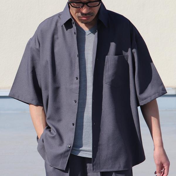 オーディエンス Upscape Audience レギュラーカラーシャツ ハーフスリーブ Reflax Linon リフラクス リノン 日本製 メンズ AUD6426 | Audience | 07