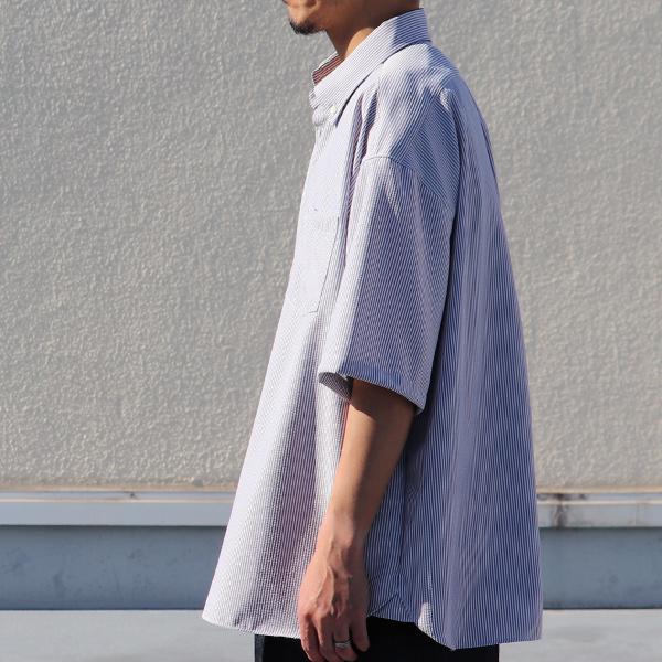 オーディエンス Upscape Audience ボタンダウンシャツ サッカーストライプ 日本製 メンズ | Audience | 11