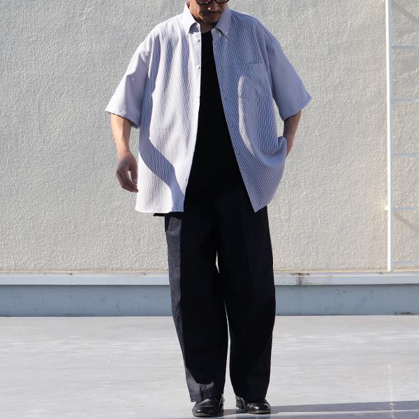 オーディエンス Upscape Audience ボタンダウンシャツ サッカーストライプ 日本製 メンズ | Audience | 12