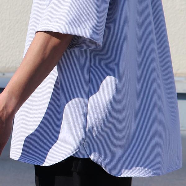 オーディエンス Upscape Audience ボタンダウンシャツ サッカーストライプ 日本製 メンズ | Audience | 15