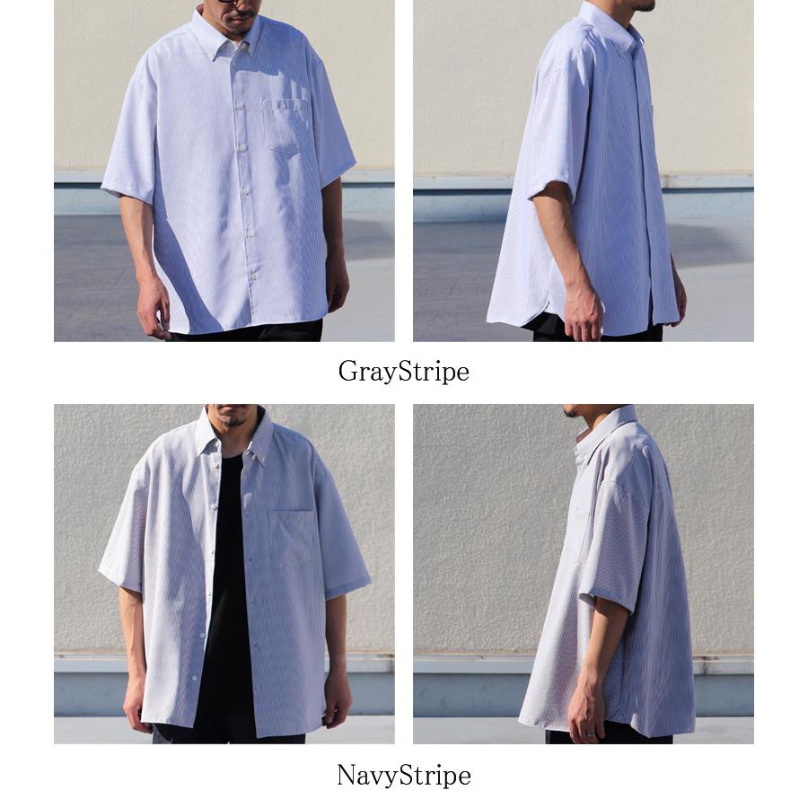 オーディエンス Upscape Audience ボタンダウンシャツ サッカーストライプ 日本製 メンズ | Audience | 16