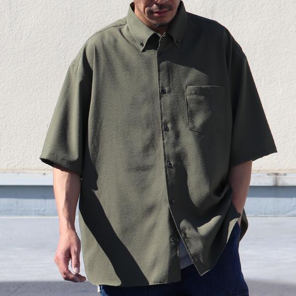 オーディエンス Upscape Audience ボタンダウンシャツ サッカーストライプ 日本製 メンズ | Audience | 04