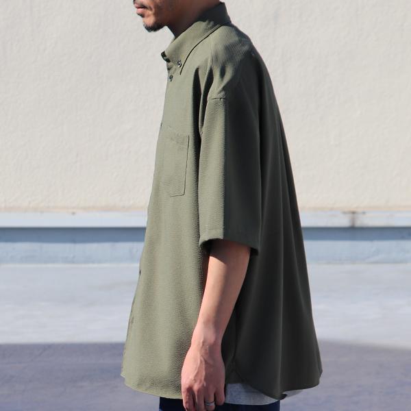 オーディエンス Upscape Audience ボタンダウンシャツ サッカーストライプ 日本製 メンズ | Audience | 05