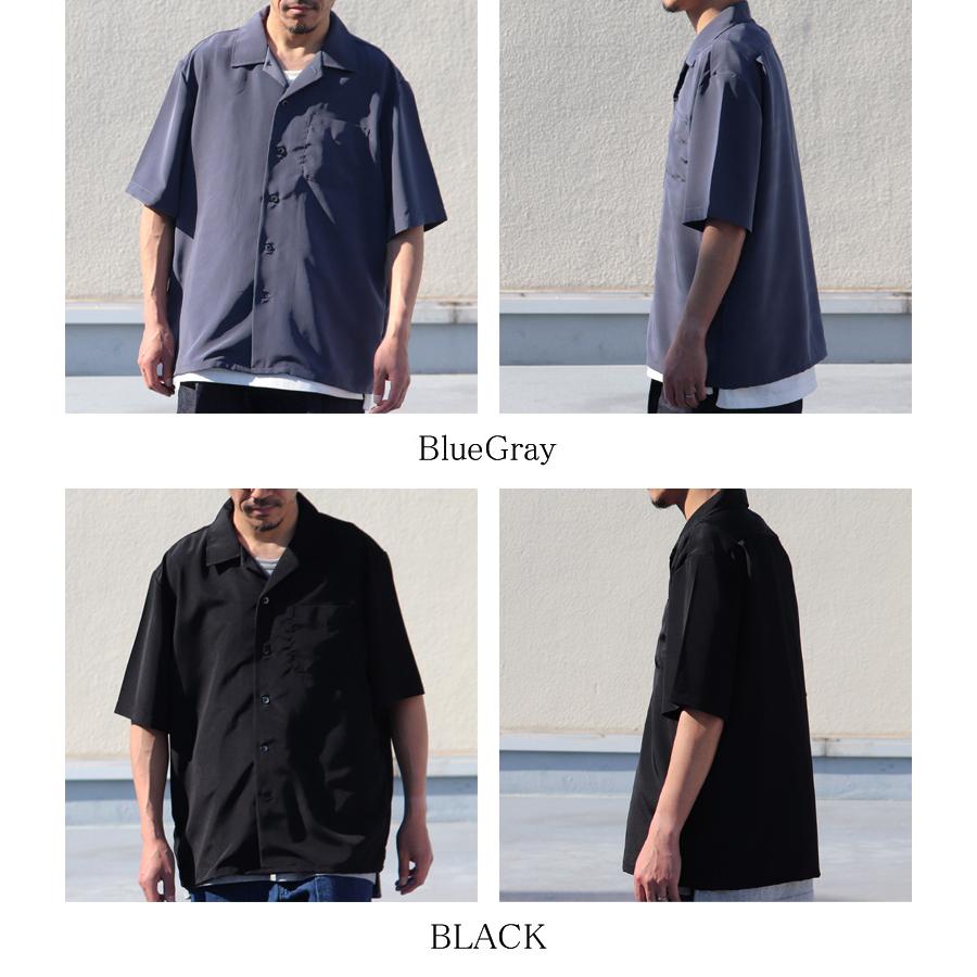 オーディエンス Upscape Audience オープンカラーシャツ ハーフスリーブシャツ レーヨンライク 日本製 メンズ AUD6429 | Audience | 17