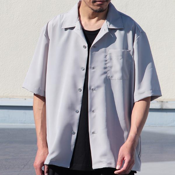 オーディエンス Upscape Audience オープンカラーシャツ ハーフスリーブシャツ レーヨンライク 日本製 メンズ AUD6429 | Audience | 01