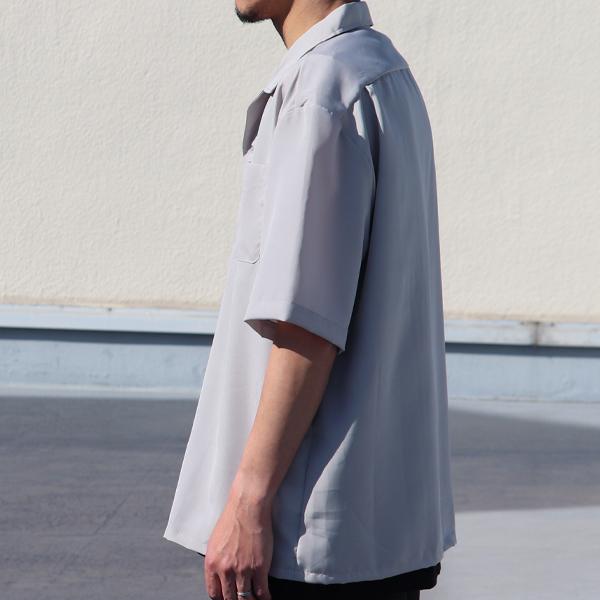 オーディエンス Upscape Audience オープンカラーシャツ ハーフスリーブシャツ レーヨンライク 日本製 メンズ AUD6429 | Audience | 02