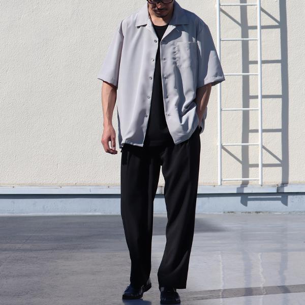 オーディエンス Upscape Audience オープンカラーシャツ ハーフスリーブシャツ レーヨンライク 日本製 メンズ AUD6429 | Audience | 03