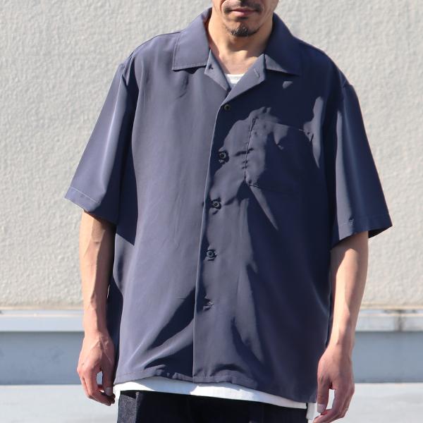 オーディエンス Upscape Audience オープンカラーシャツ ハーフスリーブシャツ レーヨンライク 日本製 メンズ AUD6429 | Audience | 07