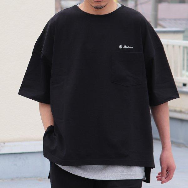 オーディエンス Audience サイドスリット ハーフスリーブ ボクシーAライン Tee VORTEX 8オンス MVS天竺 ブランドロゴ刺繍付き 日本製 AUD6432 | Audience | 10