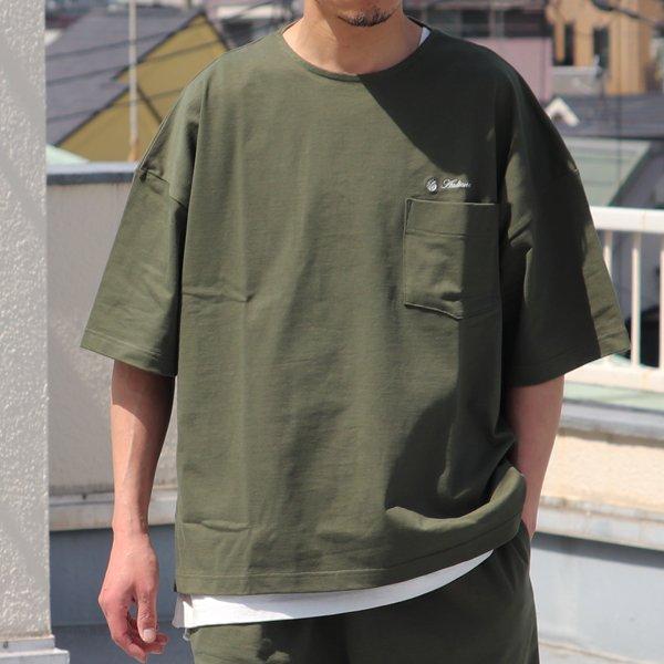 オーディエンス Audience サイドスリット ハーフスリーブ ボクシーAライン Tee VORTEX 8オンス MVS天竺 ブランドロゴ刺繍付き 日本製 AUD6432 | Audience | 14