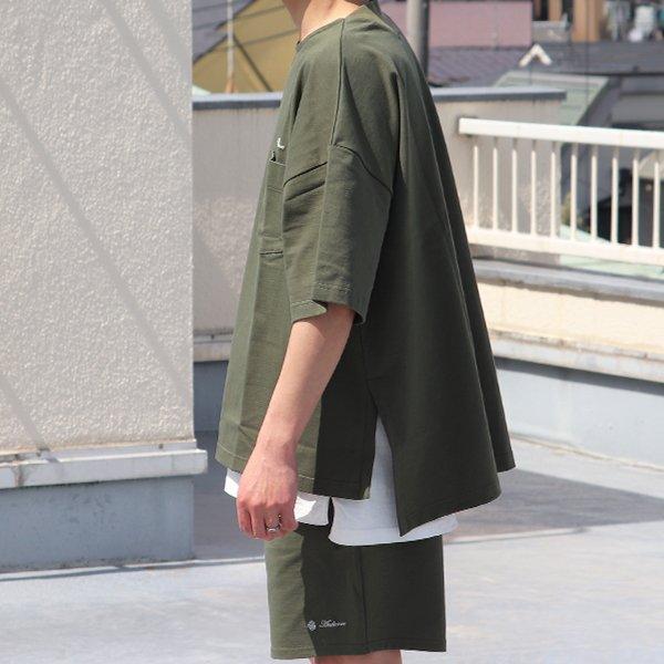 オーディエンス Audience サイドスリット ハーフスリーブ ボクシーAライン Tee VORTEX 8オンス MVS天竺 ブランドロゴ刺繍付き 日本製 AUD6432 | Audience | 15