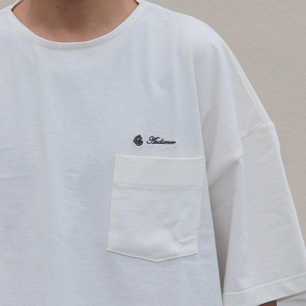 オーディエンス Audience サイドスリット ハーフスリーブ ボクシーAライン Tee VORTEX 8オンス MVS天竺 ブランドロゴ刺繍付き 日本製 AUD6432 | Audience | 16